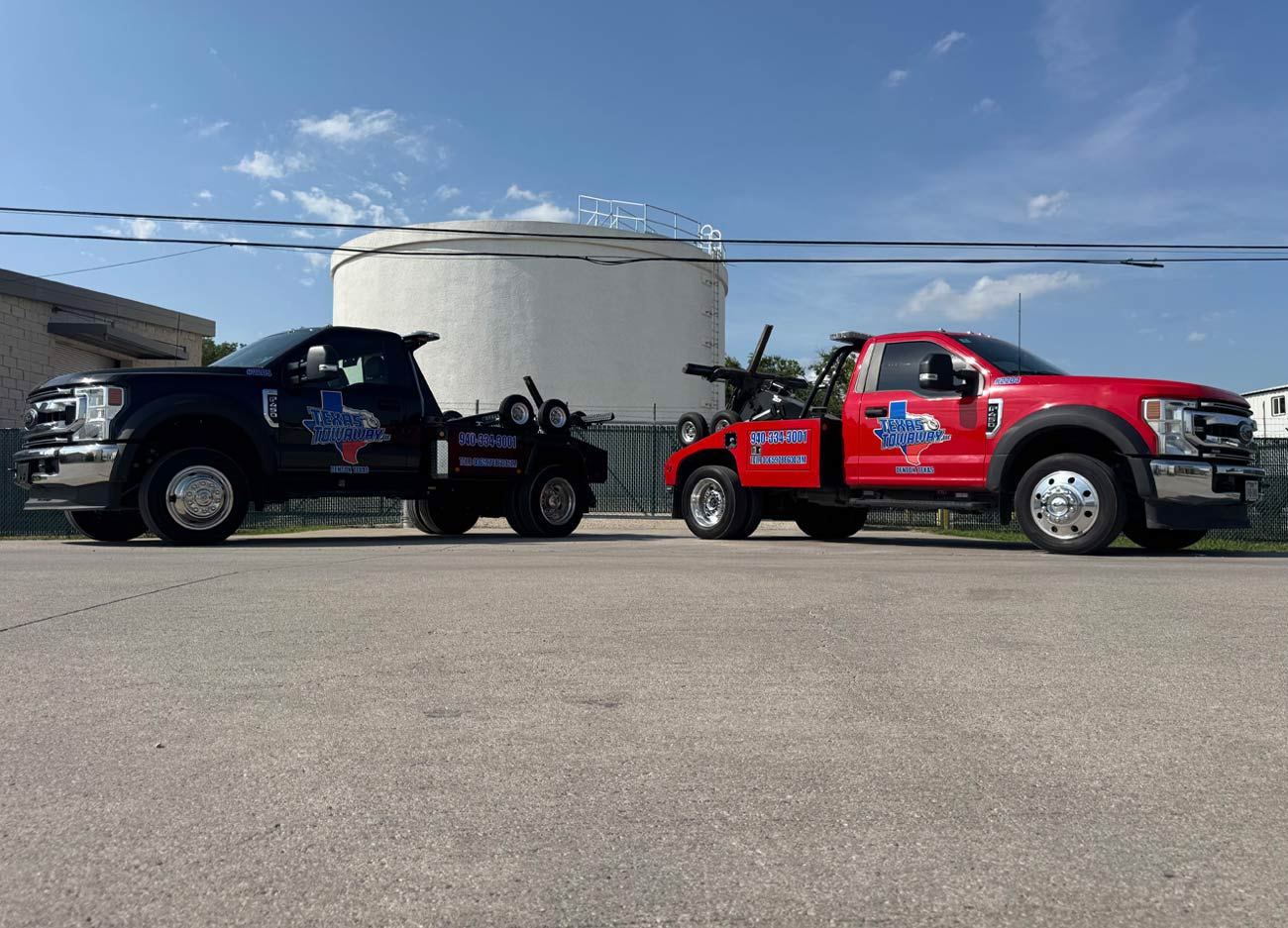 Dallas HOA Parking Enforcement Company Tow Trucks Parked Texas Towaway